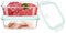 RUTIY Glass Food Storage Containers with Lids of 640ML*2, BPA-Free Meal Prep Containers with Lids,Meal Prep Containers Reusable Glass, Lunch Box with Clip Lock Food Containers