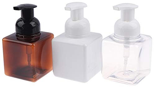 dispensador de jabón de mano,dispensador de jabón, Botella dispensadora de jabón espumoso de 3 piezas, limpiador facial, botella for hacer espuma, jabón de viaje portátil, 250 ml, herramientas de maqu