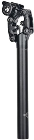 Hapihom Shock Federsattelstütze, 350 mm X 27,2/30,9/31,6 mm Fahrradfederung Reisesattelstütze, Stoßfestes Mountainbike-Sattelstützenrohr, Aluminiumlegierung Sattelstange SR Suntour 31,6 mm