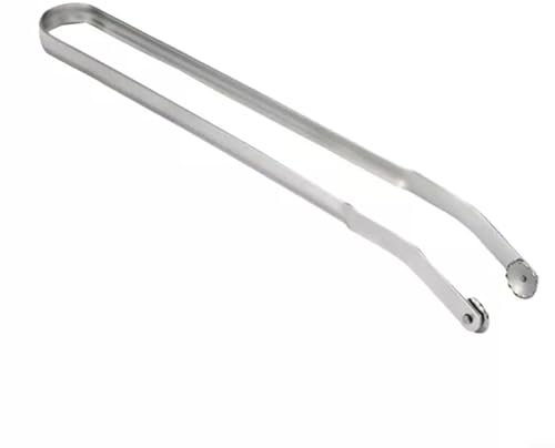 EpheyFIF Grill-Wurstwenzange, Edelstahl, Grillzange für Outdoor-Grill, Grillzange zum Kochen, Lebensmittelzange zum Grillen, Braten, Kochen (38 cm)