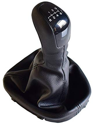 Para Mercedes-Benz Clase C W203 S203: Perilla de Palanca de Cambios de 5-6 Velocidades, Cubierta de Bota Gaitor de Cuero, Cambio De Marchas (6 Velocidades)