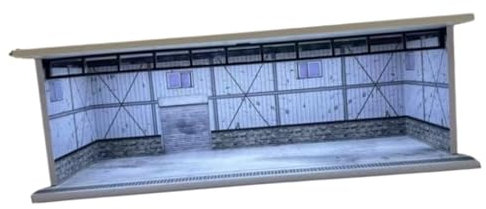 EHJRE 1/64 Parkplatz Szene Vitrine mit Lichter Acryl Diecast Auto Garage