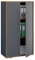VCM Holz Büroschrank Ordner Aktenschrank Büromöbel Schrank Salia 3-Fach Breite 60 cm Drehtüren
