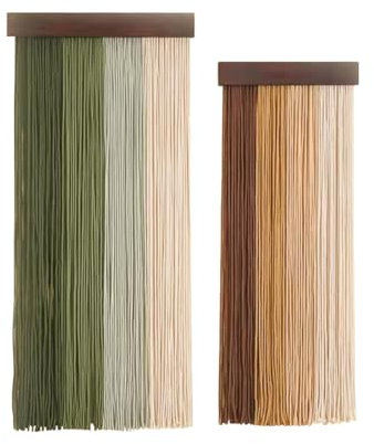 2 Stück Makramee Wandbehang,Boho makramee Wandteppich,Home Wanddekoration,hängende Dekoration