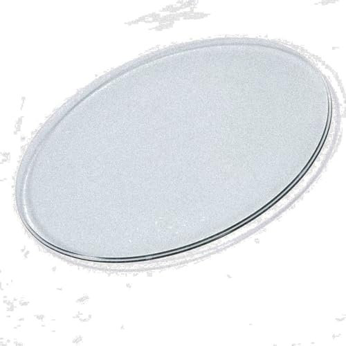 HAEKEBC Tischplatte Aus Gehärtetem Glas Runde Tischplatte Aus Glas, Esstische, Ersatz-Tischplatte Aus Glas, Tischplatten Für Den Außenbereich, Mit Bleistift Polierte Kante(36cm-14in)