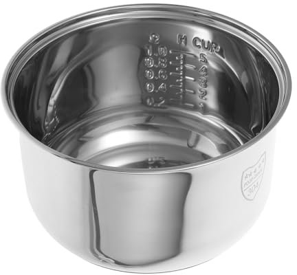 OFFSCH Compatibility Large Rice Cooker Inner Pot Replacement Stainless Steel Liner