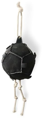 Pferdespielzeug für Pferde Spielball Pferd perfekte Pferde Beschäftigung Futterball für Möhren und Leckerlis (Schwarz, Einfarbig)