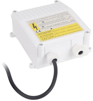 Scatola di Controllo della Pompa con Interruttore di Protezione Termica Integrata per Pozzi Profondi Sommergibili e Aspirazione Domestica, Accessorio Multifunzionale per l'uso Domestico (550W Plug