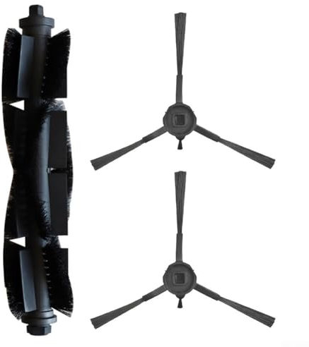 Brosse principale et deux brosses latérales compatibles avec les aspirateurs robot EZVIZ Système efficace d'élimination de la saleté