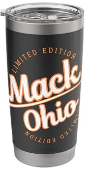 Retro Athletic Mack OH Apparel Stainless Steel Insulated Tumbler