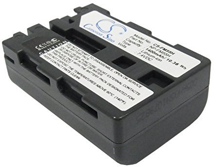CS-FM55H Battery 1400mAh compatible with [Sony] DSLR-A100, DSLR-A100/B, DSLR-A100H, DSLR-A100K, DSLR-A100K/B, DSLR-A100W, DSLR-A100W/B replaces NP-FM55H
