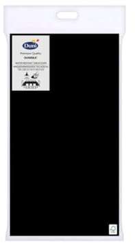Duni Tischdecke Dunisilk®+ schwarz 138 x 220 cm 1 St.