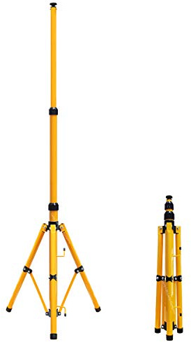 Long Life Lamp Company Floodlight Tripod Stand for Job Site Lighting 1 Mount Retractable Frame TRI01