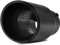 AUTOSAVER88 1.5-2.5 Inch Exhaust Tip, 1.5-2.5 Inlet 4 Outlet 9 Long Black Powdercoat Exhaust Tip with Clamps and Adapters Fit for 1.5/1.75/2.0/2.25/2.5 Outer Diameter Tailpipe, Bolt-On