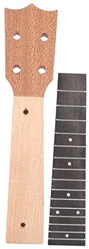 Jenngaoo Ukulele Hals & Palisander Griffbrett Set für 21Zoll 23Zoll Ukulele Hals Griffbrett Teile DIY Ihr Ukulele Musikinstrument (21 Zoll)