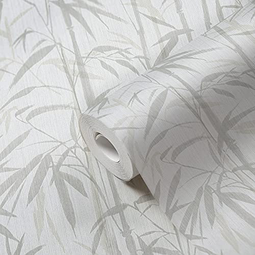 Michalsky Living Bambustapete Change is good tropische Tapete Bold Bamboo Vliestapete creme beige matt fein strukturiert 379892