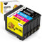 iNKPAD 603XL Multipack Tintenpatronen, kompatibel mit Epson 603/603XL Seestern, XP-2100 XP-2105 XP-3100 XP-3105 XP-4100 XP-4105 WF-2810 WF-2870