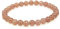 MJDCB Bracelet Quartz Fraise Naturelle 6mm Perle Pierre de Protection Puissante