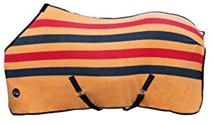 HKM Professional Premium Abschwitzdecke Schwarz/Rot/Gold 125