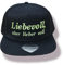 Mützenfritze Lustige bestickte Snapback Cap Liebevoll Aber Lieber voll, in der Größe verstellbar, Funny, witzig