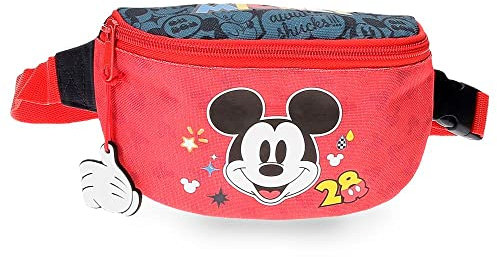 Disney Mickey Get Moving Gürteltasche Mehrfarbig 27x11x6,5 cm Polyester, bunt, bauchtasche
