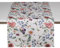 Pichler Tischwäsche Blumenwiese bunt Creme Baumwolle (Tischläufer 50x150cm)