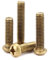 BOUACOUA Laiton Vis Cruciforme à Tête Ronde Vis Machine Phillips M4x25mm (20 pcs)