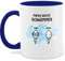 Tasse Tassen 325ml - zum Vatertag - Papas beste Schwimmer - Geschenke Männer Vater Witzig Väter Lustig - 325 ml - Dunkelblau - samen vatertagsgeschenk papa bester schwimmerzelle kaffeetasse