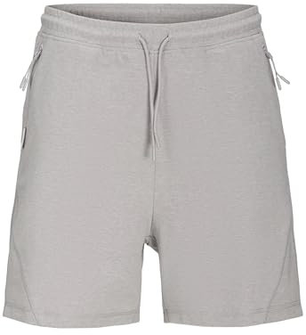 JACK & JONES Herren Jpstgordon Jjcloud Sweat Shorts Sn Shorts, Light Grey Melange, XS