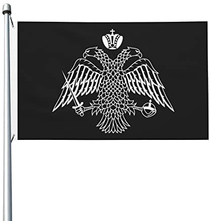 Bandera de la iglesia ortodoxa, bandera de 3 x 5 pies, decoración al aire libre, bandera de patio con ojales
