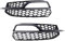ROGNEE Externes Zubehör Nebelscheinwerfer Kühlergrill Abdeckung Honeycomb Nebelscheinwerfer Grill 1 Paar Frontstoßstange Für Audi A3 S-Line S3 2014 2015 2016 (Color : B)