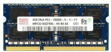 4GB Hynix Chips DDR3-1333MHz Laptop RAM Memory 204Pins SODIMM S&Q