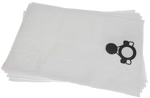 vhbw 5x sacchetto compatibile con Stihl SE 133 ME aspirapolvere - 52,5cm x 39cm Bianco