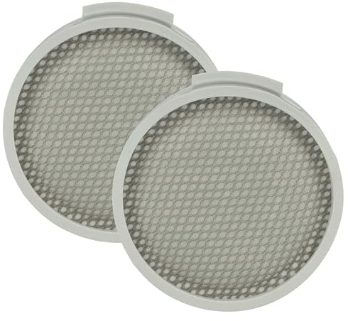 vhbw 2x Staubsaugerfilter kompatibel mit Roborock H6 Staubsauger | HEPA-Filter Grau