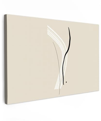 MuchoWow© Wandbilder Groß 120x80 cm XXL Wohnzimmer Wanddeko Schlafzimmer Zimmerdeko Fotowand Zimmer Deko Wand Dekoration Wall Art Pastell - Abstrakte - Gestaltung - Boho Style - Modern