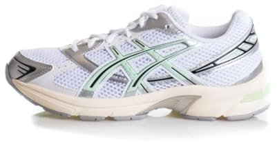 ASICS GEL-1130, Sneaker Mujer, Tinte Blanco/Menta, 40.5 EU