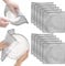 POHOVE 10pcs Multipurpose Wire Dishwashing Rags Reusable Kitchen Cleaning Wire Dish Towels Dish Cloths Lint Fr-ee Duster Cloth Multifunctional Wire Dishcloth for Kitchen(SIZE:7.8X7.8IN)