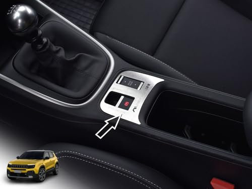 Copertura In Acciaio per Jeep.Avenger | Console Centrale Decor | 1 Pezzo Longitude Altitude Summit Avenger Accessori Tuning
