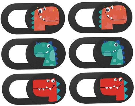 HOMSFOU 6piezas Deslizante Tapa Camara Portátil Protector Privacidad Cámara Web