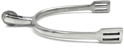 Equine Smile ES1011 Radsporen Reitsporen aus Edelstahl, Herren 40 mm | Radsporen Spur Sporen zum Reiten aus Edelstahl, Stiefelsporen mit Rad für Damen & Herren in Dressur & Springen