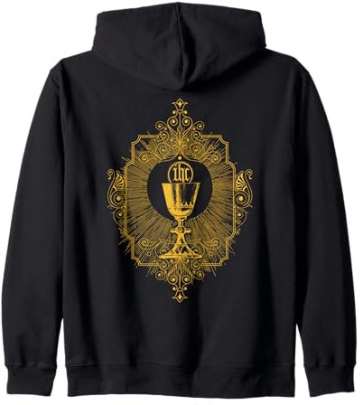 Calice pour la messe catholique de la Première Communion Sweat à Capuche