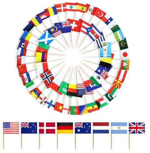 100 pezzi piccola bandiera francese, bandiere francesi, set decorativo, bandiere tricolore, bandiere blu, bianco, rosso, decorazione per esterni (bandiere del mondo)