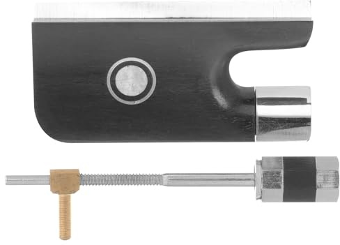 Cabilock Cello Ersatzfrosch aus Kupfer Metall mit Schraube Schwarz Robust und Einfach zu Bedienen für Orchester und Geigenzubehör