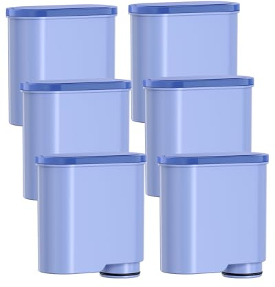 Overbest Filter Ersatz für Philips® AquaClean® CA6903/10 CA6903/22, 6 Stück | Kompatibel mit Saeco® und Philips® Kaffeevollautomaten, Reduzieren PFAS, PFOA/PFOS, TÜV SÜD Zertifiziert (6)