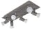 MiniSun | Modern Rectangular Cement/Stone Effect 6 Way Adjustable GU10 Ceiling Spotlight | Ceiling Spots, Home Décor & Improvement Essential | Includes 5W LED Bulbs [6500K Cool White]
