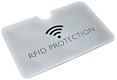 WS UK RFID Blocking Contactless Card Protector Sleeve [Horizontal, Pack of 1]