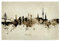 artboxONE Poster 30x20 cm Städte Hamburg Skyline Sepia - Bild Germany
