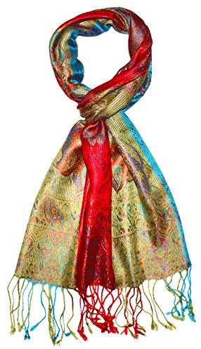 Lorenzo Cana Seidenschal für Männer Schal 100% Seide gewebt Herrenschal elegant Paisley Muster Ton in Ton