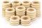 ARTESTAR 50 Stück (30mm) Holzringe zum Basteln, Hölzern Kunst Unvollendete Ring Kreis Holzringe für zu Hause DIY Kunst Herstellung Urlaub Dekoration