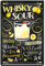 schilderkreis24 - Blechschilder Cocktail Rezept Whisky Sour Deko Metallschild Schild für alle Bar Theke oder Pub Besitzer Geschenk zum Geburtstag oder Weihnachten 20x30 cm